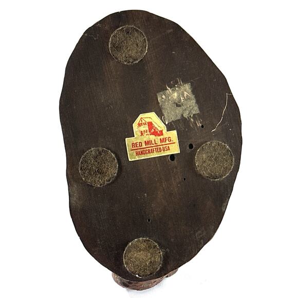 Red Mill Mfg. Hunter with Rifle Sculpture Signed R. Wetherbee (1991) Made In USA - Picture 7 of 7